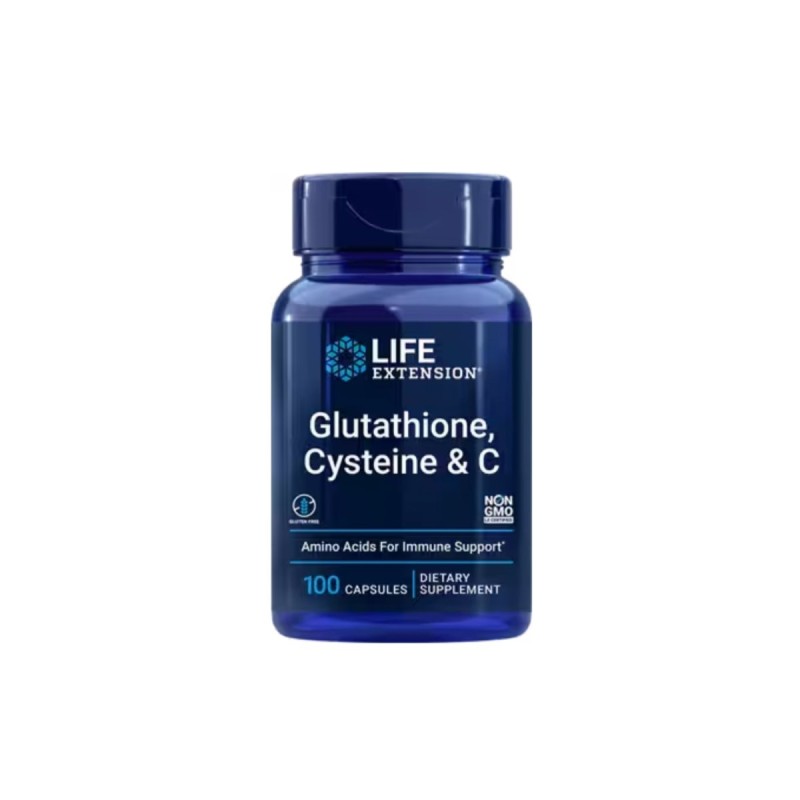 Glutathione, Cysteine & C 100 caps- Life Extension